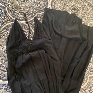 Open back maxi dress